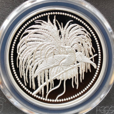【SOLD】パプアニューギニア 2020 極楽鳥 10キナ 銀貨 プルーフ