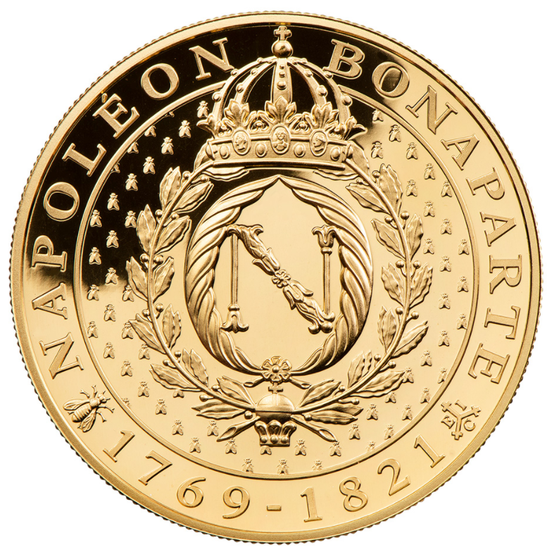 2021セント・ヘレナ/ナポレオン・ボナパルト没後200年　2Pプルーフ金貨 セントヘレナ 2021年 ナポレオン・ボナパルト 没200年記念 プルーフ 1