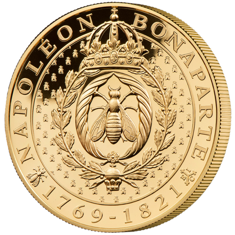 2021セント・ヘレナ/ナポレオン・ボナパルト没後200年　2Pプルーフ金貨 セントヘレナ 2021年 ナポレオン・ボナパルト 没200年記念 プルーフ 1
